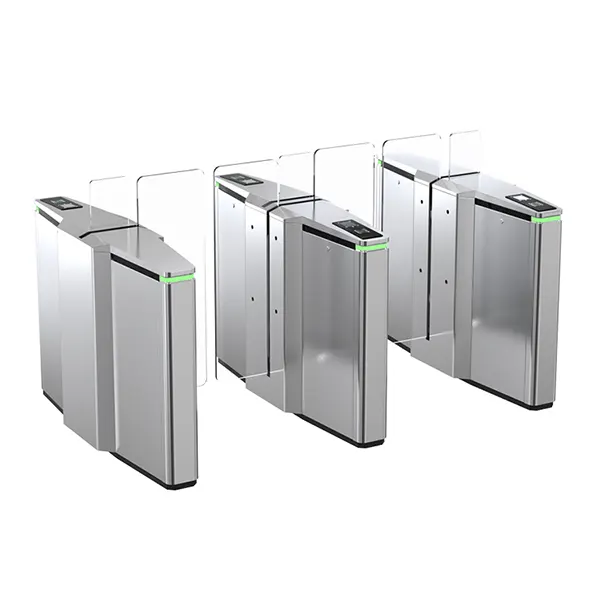 glass sliding gate turnstile