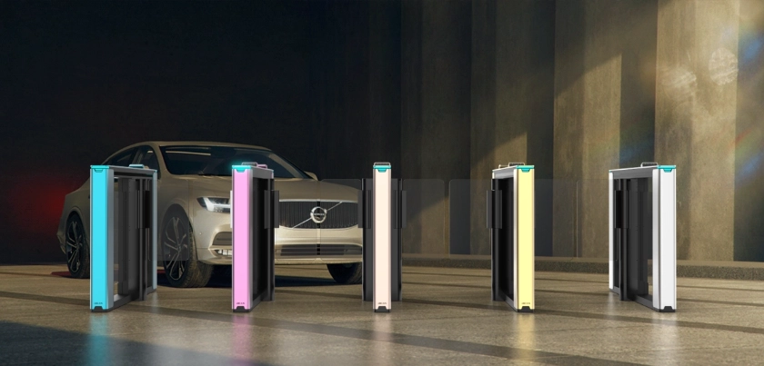 smart pedestrian turnstile gate system