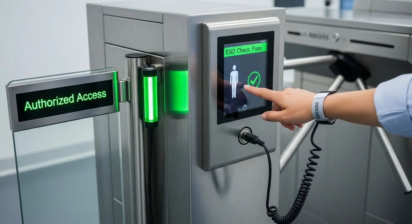 سیستەمی کۆنترۆڵی دەستگەیشتنی دۆزینەوەی ستاتیکی ESD