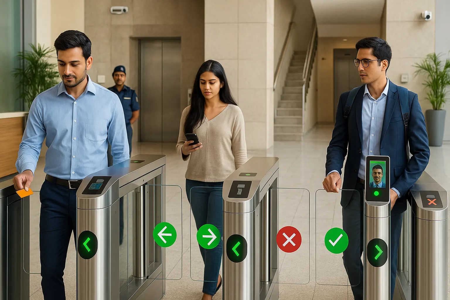 کۆنتڕۆڵی چوونە ژوورەوەی دەروازەی خێرای پیادە لە هیندستان