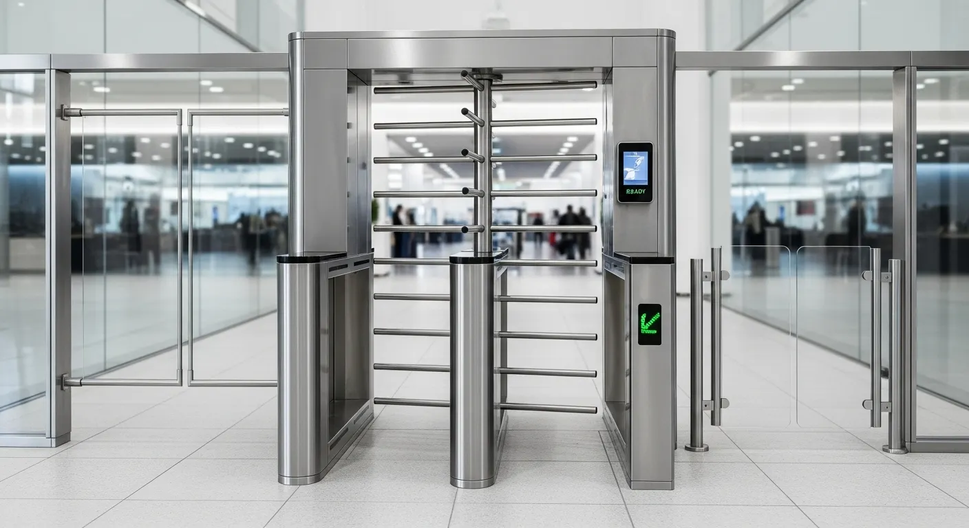 Access Control Turnstile بە بەرزی تەواو